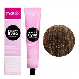 Крем-фарба без аміаку Matrix SoColor Sync Pre-Bonded 7M, Блонд Мокка, 90 мл, Вид: Фарба, Номер краски: 7M, фото 