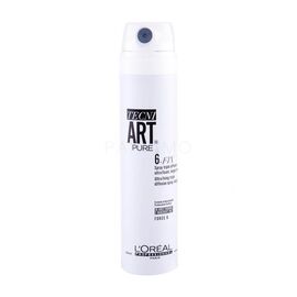Спрей для ультра-сильної фіксації волосся L'Oreal Professionnel Tecni.Art Pure 6-Fix Spray, 250 мл, фото 