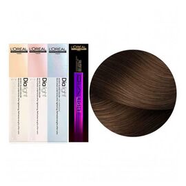 Безаміачна напівперманентна фарба для волосся L'Oreal Professionnel Dia Light 6.28, Темний блондин перламутровий мокко, 50 мл, Номер краски: 6.28, фото 