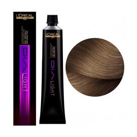 Безаміачна напівперманентна фарба для волосся L'Oreal Professionnel Dia Light 8.23, Світлий блондин перламутрово-золотистий, 50 мл, Номер краски: 8.23, фото 