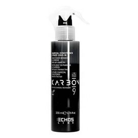 Двофазний незмивний кондиціонер для волосся з вугіллям Echosline Karbon 9 Charcoal Conditioner 2 Phase Leave-In,200 мл, фото 