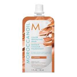 Відтінкова маска Moroccanoil Color Depositing для світлого блонду та русявого волосся, COPPER, 30 мл, фото 