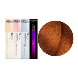 Безаміачна напівперманентна фарба для волосся L'Oreal Professionnel Dia Light 8.43, Світлий блондин мідно-золотистий, 50 мл, Номер краски: 8.43, фото 