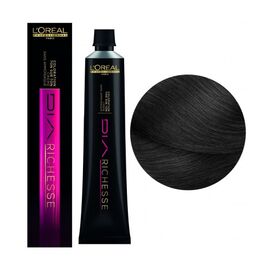 Фарба для волосся без аміаку L'Oreal Professionnel Dia Richesse 3, Темний шатен, 50 мл, Номер краски: 3, фото 