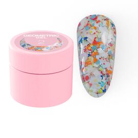 Блискітки для нігтів Luna Geometric Gel №2 5ml, Колекція гелів: Geometric Gel, Номер: 2, фото 