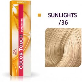 Фарба для волосся для освітлювального тонування Wella Professionals Color Touch Sunlights /36 Золотисто-фіолетовий, 60 мл, Номер краски: /36, фото 