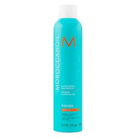 Сяючий лак для волосся Moroccanoil Finish Luminous Hairspray Strong сильної фіксації,  330мл, Об'єм: 330 мл., фото 