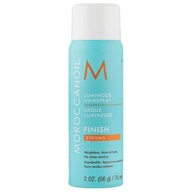 Сяючий лак для волосся сильної фіксації Moroccanoil Luminous Hairspray Strong Finish 75 мл, Об'єм: 75 мл, фото 