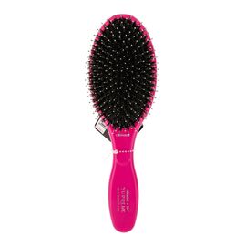 Щітка масажна Olivia Garden EXPERT CARE OVAL Boar&Nylon Bristles Pink, фото 