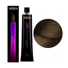 Безаміачна напівперманентна фарба для волосся L'Oreal Professionnel Dia Light 7.23, Блондин перламутрово-золотистий, 50 мл, Номер краски: 7.23, фото 