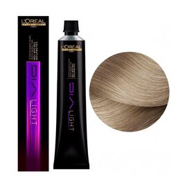 Безаміачна напівперманентна фарба для волосся L'Oreal Professionnel Dia Light 10.13, Дуже-дуже світлий блондин попелясто-золотистий, 50 мл, Номер краски: 10.13, фото 