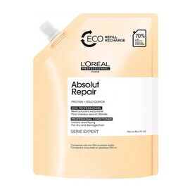 Кондиціонер L'Oreal Professionnel Serie Expert Absolut Repair Gold Quinoa + Protein Conditioner для пошкодженого волосся, рефіл формат 750 мл, фото 