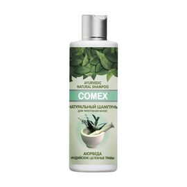 Шампунь для зміцнення волосся ТМ Comex Ayurvedic Herbal Shampoo з індійських цілющих трав Аюрведа, 200 мл, фото 