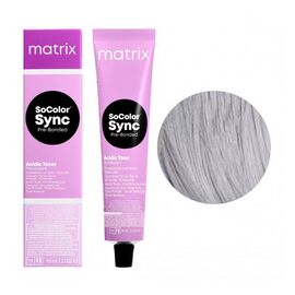 Безаміаковий тонер для волосся на кислотній основі Matrix Color Sync Pre-Bonded Acidic Toner 10PV, Екстра Світлий Блонд Перлинно Перламутровий, 90 мл, Вид: Тонер, Номер краски: 10PV, фото 
