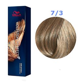 Фарба для волосся Wella Professionals Koleston Perfect ME+ Pure Naturals 7/3, Золотистий блондин, 60 мл, Номер краски: 7/3, фото 