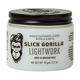 Глина для укладання волосся середньоі фіксаціі Slick Gorilla Lightwork , 70 г, фото 