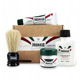 Дорожній набір для гоління чоловічий Proraso Shave Travel Kit, 4 предмети, фото 