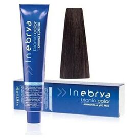 Стійка крем-фарба без аміаку Inebrya Bionic Color 4/7 темний шоколад 100 мл, Номер краски: 4/7, фото 