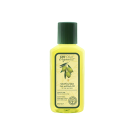 Олія для тіла та волосся Chi Olive Organics Olive & Silk Hair & Body Oil, 59 мл, Об'єм: 59 мл, фото 