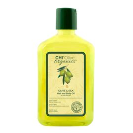 Олія для тіла та волсся Chi Olive Organics Olive & Silk Hair & Body Oil, 251 мл, Об'єм: 251 мл, фото 