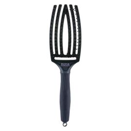 Щітка Olivia Garden  FINGERBRUSH  Care Iconic Boar&Nylon Blue Sapphire M, фото 