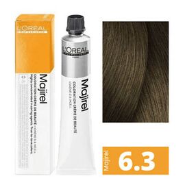 Крем-фарба для волосся L'Oreal Professionnel Majirel 6.3 Темний блондин золотистий, 50 мл, Об'єм: 50 мл, Номер краски: 6.3, фото 