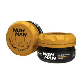 Матова паста для укладання волосся Nishman Hair Defining Matte Paste M1 Argan, 100 мл, Об'єм: 100 мл, фото 