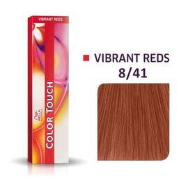 Безаміачна фарба для волосся Wella Professionals Color Touch Vibrant Reds 8/41,Світлий блондин мідно-попелястий, 60мл., Номер краски: 8/41, фото 