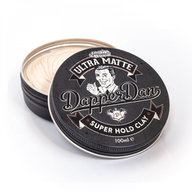 Глина для укладання волосся матова Dapper Dan Ultra Matte Super Hold Clay, 50 мл, фото 