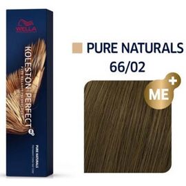 Крем-фарба для волосся Wella Professionals Koleston Perfect 66/02, Насичений темний блондин натуральний матовий, 60 мл, Номер краски: 66/02, фото 
