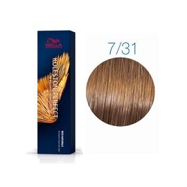 Фарба для волосся Wella Professionals Koleston Perfect ME+ Pure Naturals 7/31, Блонд золотий попелястий, 60 мл, Номер краски: 7/31, фото 