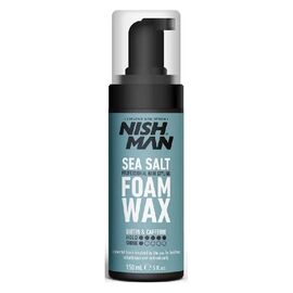 Піна для укладки волосся Nishman Foam Wax Sea Salt з морською сіллю, 150 мл, фото 