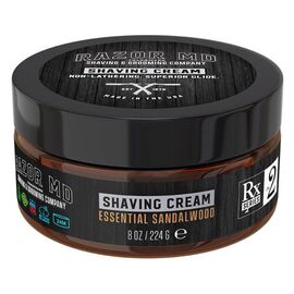 Крем для гоління з екстрактом сандалового дерева Razor MD Shaving Cream Essential Sandalwood, 224 г, фото 