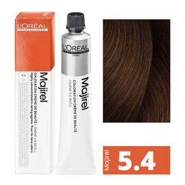 Крем-фарба для волосся L'Oreal Professionnel Majirel 5.4, Світлий шатен мідний, 50 мл, Об'єм: 50 мл, Номер краски: 5.4, фото 