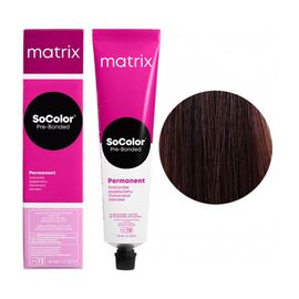 Стійка фарба для волосся Matrix SoColor Pre-Bonded 6AM, Темний Попелястий Блондин Мокка, 90 мл, Номер краски: 6AM, фото 