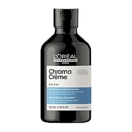 Крем-шампунь для волосся із синім пігментом L'Oreal Professionnel Serie Expert Chroma Creme Professional Shampoo Blue Dyes, 300 мл, фото 