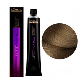 Безаміачна напівперманентна фарба для волосся L'Oreal Professionnel Dia Light 8, Світлий блондин, 50 мл, Номер краски: 8, фото 