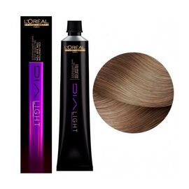 Безаміачна напівперманентна фарба для волосся L'Oreal Professionnel Dia Light 9.12, Дуже світлий блондин попелясто-перламутровий, 50 мл, Номер краски: 9.12, фото 