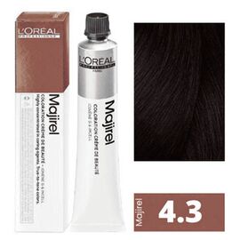 Крем-фарба для волосся L'Oreal Professionnel Majirel 4.3, Шатен золотистий, 50ml, Об'єм: 50 мл, Номер краски: 4.3, фото 