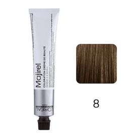Крем-фарба для волосся L'Oreal Professionnel Majirel 8, Світлий блондин, 50ml, Об'єм: 50 мл, Номер краски: 8, фото 