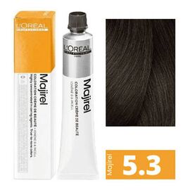 Крем-фарба для волосся L'Oreal Professionnel Majirel 5.3 Світлий шатен золотистий, 50 мл, Об'єм: 50 мл, Номер краски: 5.3, фото 