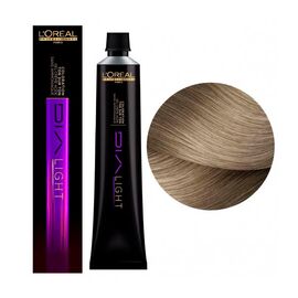 Безаміачна напівперманентна фарба для волосся L'Oreal Professionnel Dia Light 9.01, Дуже світлий блондин натуральний попелястий, 50 мл, Номер краски: 9.01, фото 