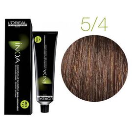 Фарба без аміаку L'Oreal Professionnel Inoa 5.4, Світлий шатен мідний, 60 мл, Номер краски: 5.4, фото 
