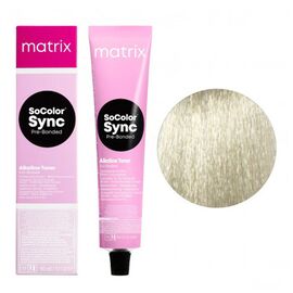 Крем-фарба без аміаку Matrix SoColor Sync Pre-Bonded 10P, Дуже дуже світлий Блондин Перлинний, 90мл, Вид: Фарба, Номер краски: 10P, фото 