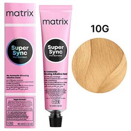 Крем-фарба без аміаку Matrix SoColor Sync Pre-Bonded 10G, Дуже Дуже Світлий Блондин Золотий,  90 мл, Номер краски: 10G, фото 