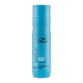 Шампунь Wella Professionals Invigo Aqua Pure Shampoo для глибокого очищення волосся та шкіри голови, з екстрактом лотосу, 250 мл, фото 
