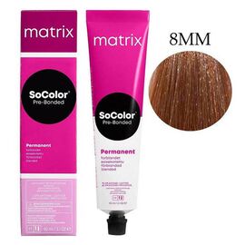 Стійка фарба для волосся Matrix SoColor Pre-Bonded 8MM, Світлий Блондин Мокка Мокка, 90 мл, Номер краски: 8MM, фото 