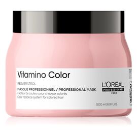 Маска L'Oreal Professionnel Serie Expert Vitamino Color Resveratrol Mask для захисту та збереження кольору фарбованого волосся,500 мл, Об'єм: 500 мл, фото 