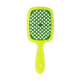 Гребінець Janeke Superbrush The Original Italian Desing неоново-зелений, фото 
