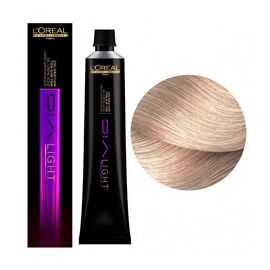 Безаміачна напівперманентна фарба для волосся L'Oreal Professionnel Dia Light 10.02, Дуже-дуже світлий блондин натуральний перламутровий, 50 мл, Номер краски: 10.02, фото 